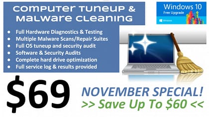November 2015 Cleanup Special - $69