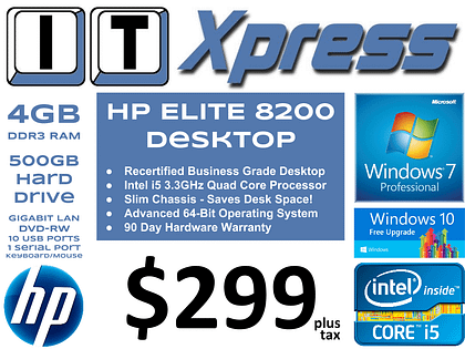 HP Elite 8200 Desktop Standard (i5-2500)